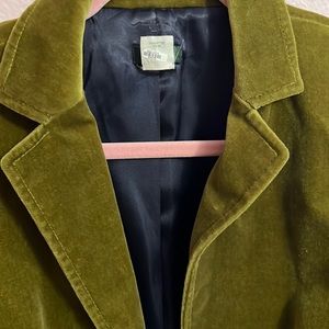 J Crew velvet blazer